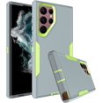 thumbnail image 1 of for Samsung Galaxy S22 Ultra Case, Dust-Proof Port Cover, Full Body Durable Silicone Rubber Phone Case for Samsung Galaxy S22 Ultra 5G, Deep Grey, 1 of 14