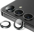 thumbnail image 1 of for Samsung Galaxy S24 Camera Lens Protector, 9H Tempered Glass Camera Cover Screen Protector Metal Individual Ring for Samsung Galaxy S24, Black, 1 of 6