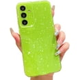thumbnail image 1 of for Samsung Galaxy S24 Case (6.2 inch), Cute Glitter Sparkly Bling Phone Cover for Women Girls (Bright Green), 1 of 12