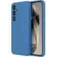 thumbnail image 1 of for Samsung Galaxy S24 Case, Liquid Silicone Phone Case with Microfiber Lining Camera Protection Anti-Scratch Shockproof Cover for Galaxy S24 - Blue, 1 of 13