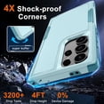 thumbnail image 1 of for Samsung Galaxy S24 Ultra Case, Full Body Heavy Duty Rugged Shockproof Protective Phone Cover , Mint Green, 1 of 15