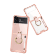 thumbnail image 1 of for Samsung Galaxy Z Flip 3 Case with Ring, Ultra Thin Transparent Shockproof Protection Cover Case for Samsung Galaxy Z Flip 3 5G 2021,Pink, 1 of 14