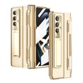 thumbnail image 1 of for Samsung Galaxy Z Fold 4 2022 Case, Luxury Plating Shockproof Drop Protection Phone Case for Samsung Galaxy Z Fold 4 5G 7.6 inch, Gold, 1 of 7