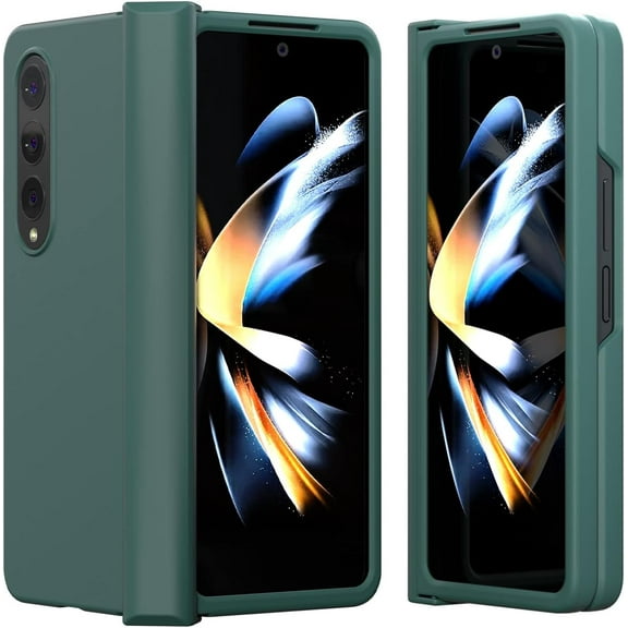 for Samsung Galaxy Z Fold 4 Case (2022) with Hinge Protection, Slim Fit Matte PC Cover Protective Phone Case for Galaxy Z Fold4 5G - Green