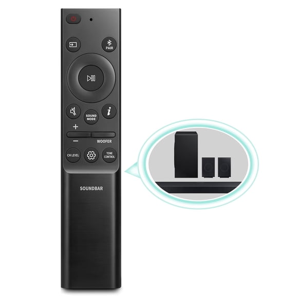 for Samsung-Sound-Bar-Remote-Control, Replacement Surround Sound Remote Control for Samsung Audio Home Theater.