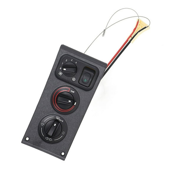 for Scania 4 Series Car Accessories Climate Control Module, Air Conditioning Switch Panel Assembly OE: 1504907 1362648-black
