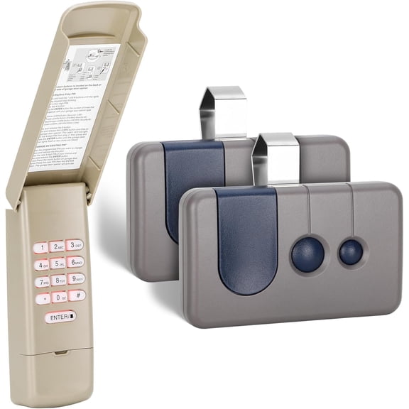 for Sears Craftsman Garage Door Remote Keypad, for Red/Orange Learn (97-05)