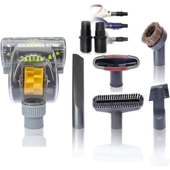 for Sha*rk Household Cleaning Kit Vacuum Cleaner Accessories & Air Driven Pet Upholstery Turbo Brush Vacuums Nozzle Tool Pet Attachment Swivel Head