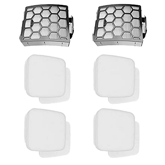 for Shark LV502 Rotator Lift Upright Vacuum Cleaner Filter Filter Cotton, Filter*2 + filter cotton*4