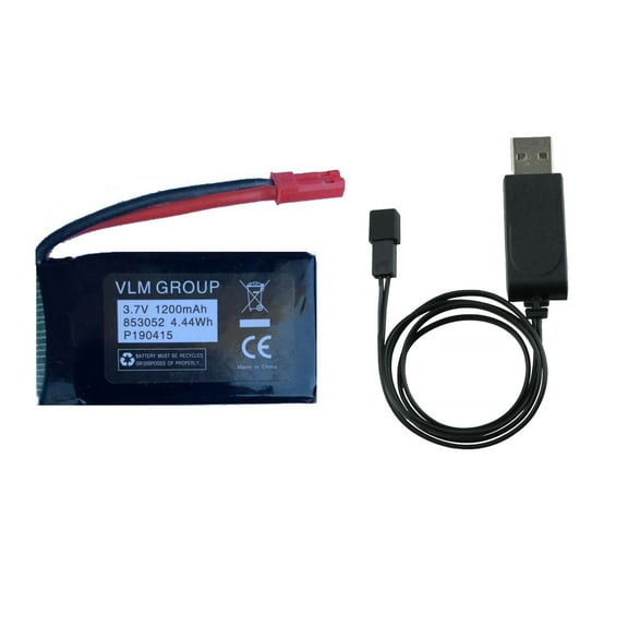 for Sky Viper V2400HD V2450FPV V2450GPS Scout Journey Drones Compatible Battery 3.7v 1200mAh High Capasity and Charger Set