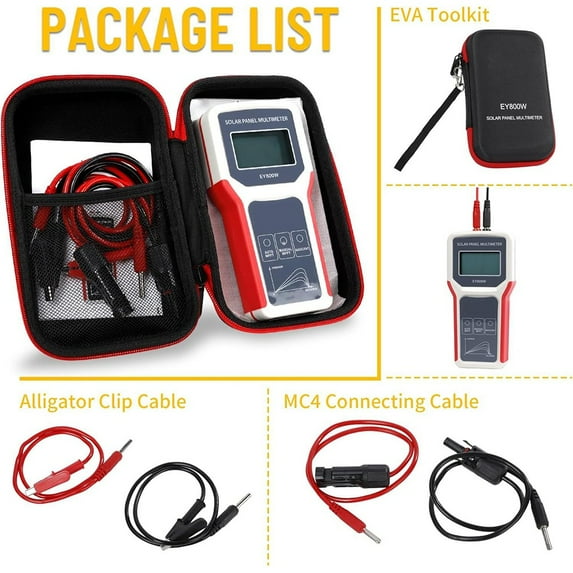 for Solar MPPT Photovoltaic Panel Tester Multimeter for testing solar energy