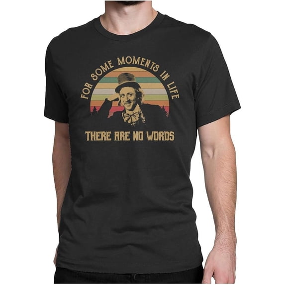 for Some Moments in Life There are NO Words - Vintage Retro T-Shirt