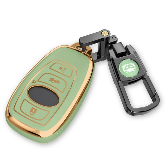 for Subaru Key Fob Cover with Keychain.No Screws Required for Installation. Compatible with Forester Outback BRZ Legacy CrossTrek Ascent WRX