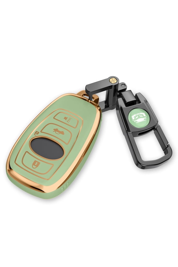 for Subaru Key Fob Cover with Keychain.No Screws Required for Installation. Compatible with Forester Outback BRZ Legacy CrossTrek Ascent WRX