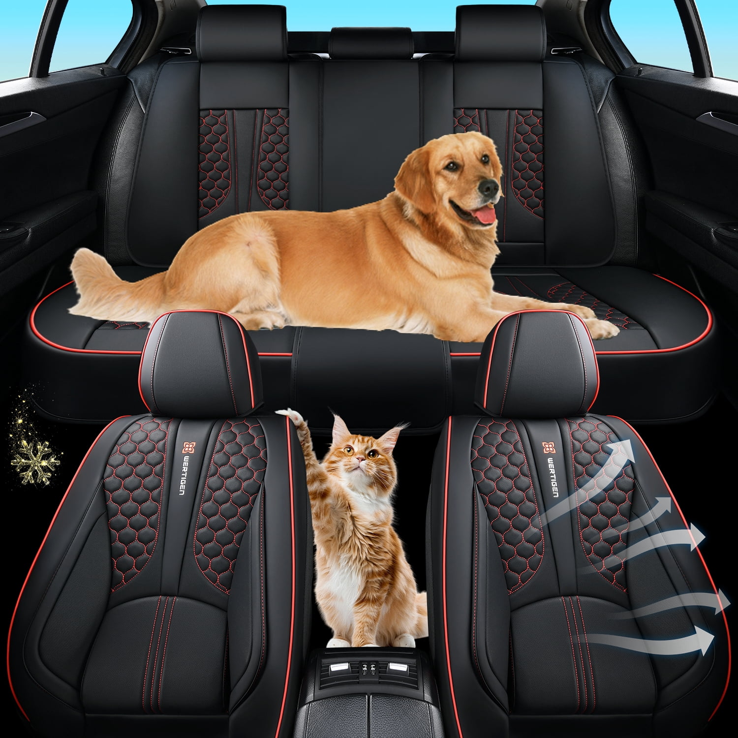 for Subaru Solterra 2024 Car Seat Protectors Leather Upholstery Wear ...