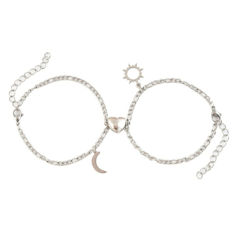 Magnetic Bracelets Sun And Moon Couple Bracelets For Sun And Moon