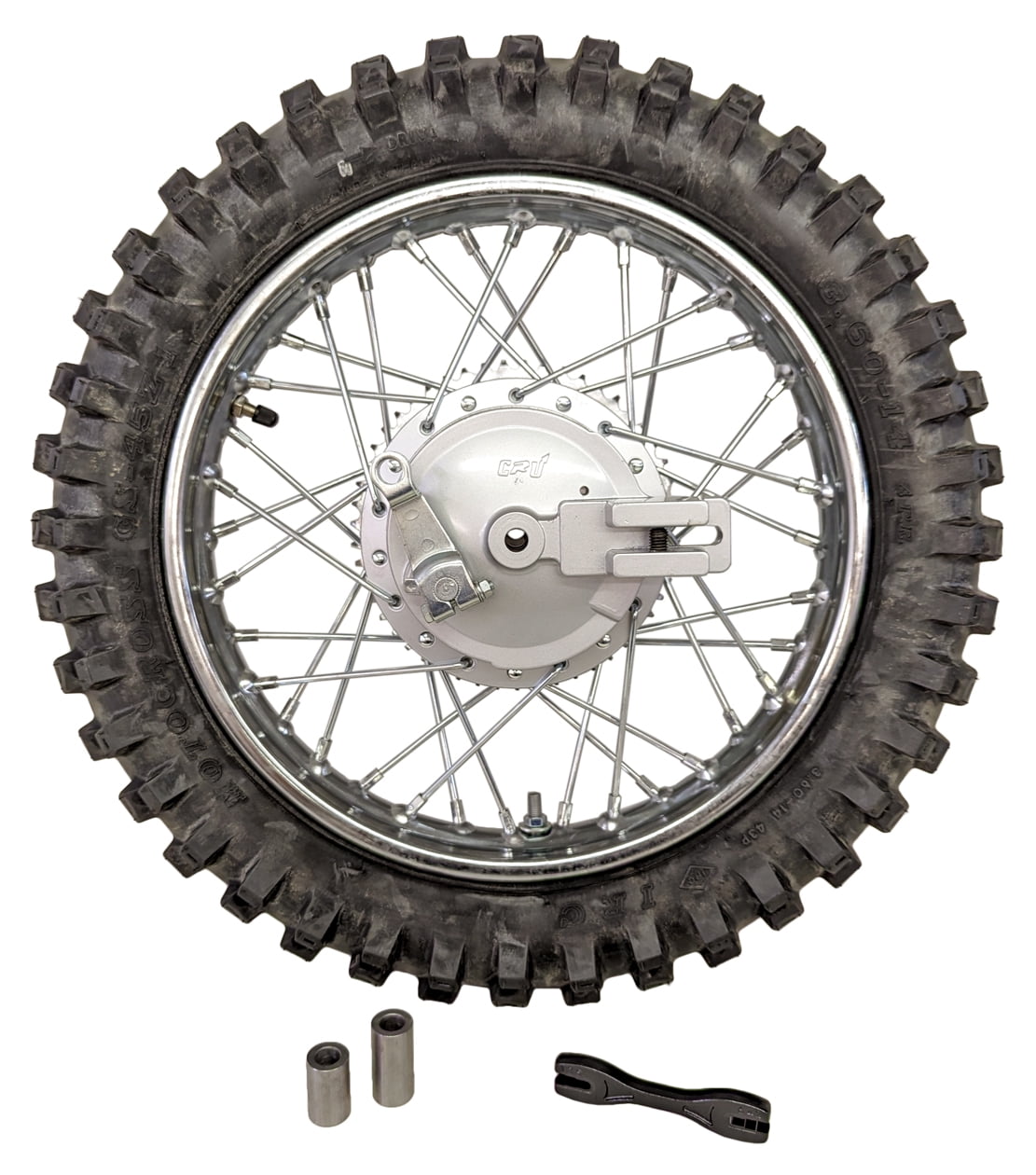for Suzuki 03-up DRZ125 14" Rear Rim Wheel Oversize Spokes Brakes Tire Sprocket