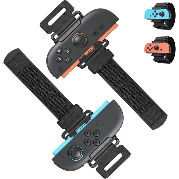 [for Switch 2/1] Wrist Bands for Switch 2 2025 for Switch 2/Switch 1,Adjustable Elastic Straps Accessories for Joy con 2,for Adults & Kids