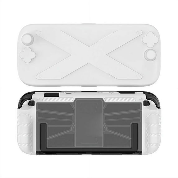 for Switch 2 360° Anti-Drop & Water-Resistant Case, NS2 Full Cover with Kickstand Compatibility & Dust Protection (White)