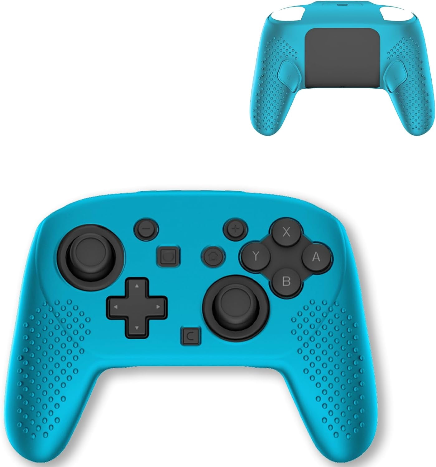 for Switch 2 Pro Game Controller Silicone Grip Case,Soft Skin Silicone ...