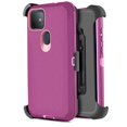 thumbnail image 1 of for T-Mobile Revvl 5G Phone Case Dual Layer Full-Body Rugged Clear Back Case Drop Resistant Shockproof Case with Built In Screen Protector, 1 of 4