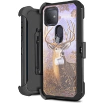 for T-Mobile Revvl 5G Phone Case Dual Layer Full-Body Rugged Clear Back Case Drop Resistant Shockproof Case with Built In Screen Protector