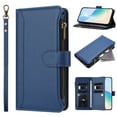 thumbnail image 1 of for T-Mobile Revvl 7 Pro Revvl 7 Wallet Phone Case with Magnetic Zipper Closed Credit Card Slot Shockproof Phone Case, 1 of 9