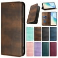 thumbnail image 1 of for TCL T608DL Phone Case Wallet Protective Case leather Cover with magnetic closed cBrownit card slot shockproof protection phone case, 1 of 7