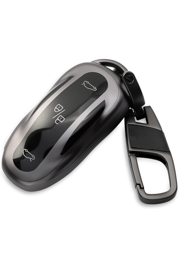 for Tesla Key Fob Cover with Keychain Compatible with Tesla Model 3/Y/S Accessories