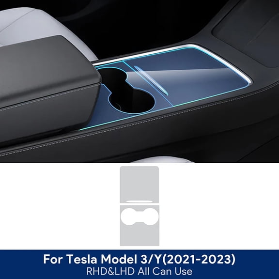 for Tesla Model 3 Y 2021-2023 Central Control Center Console Panel Interior Protection Film Clear TPU Car Anti Scratch