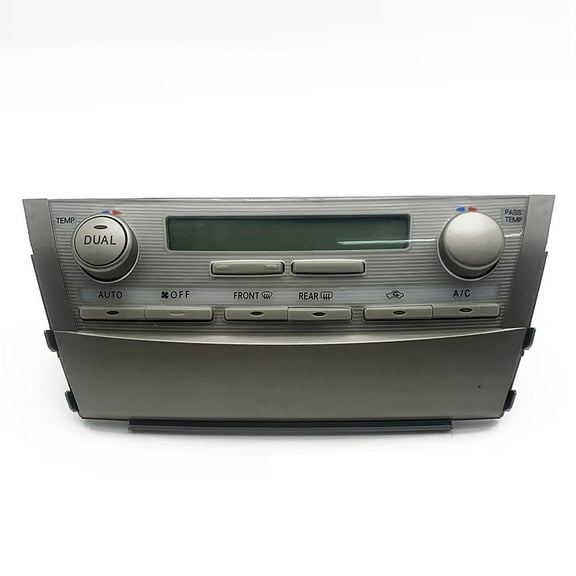 for Toyota Camry Climate Control Module, Car Air Conditioning Knob Control Button Assembly Replacement 0E:55900-06241 55900-06330-black