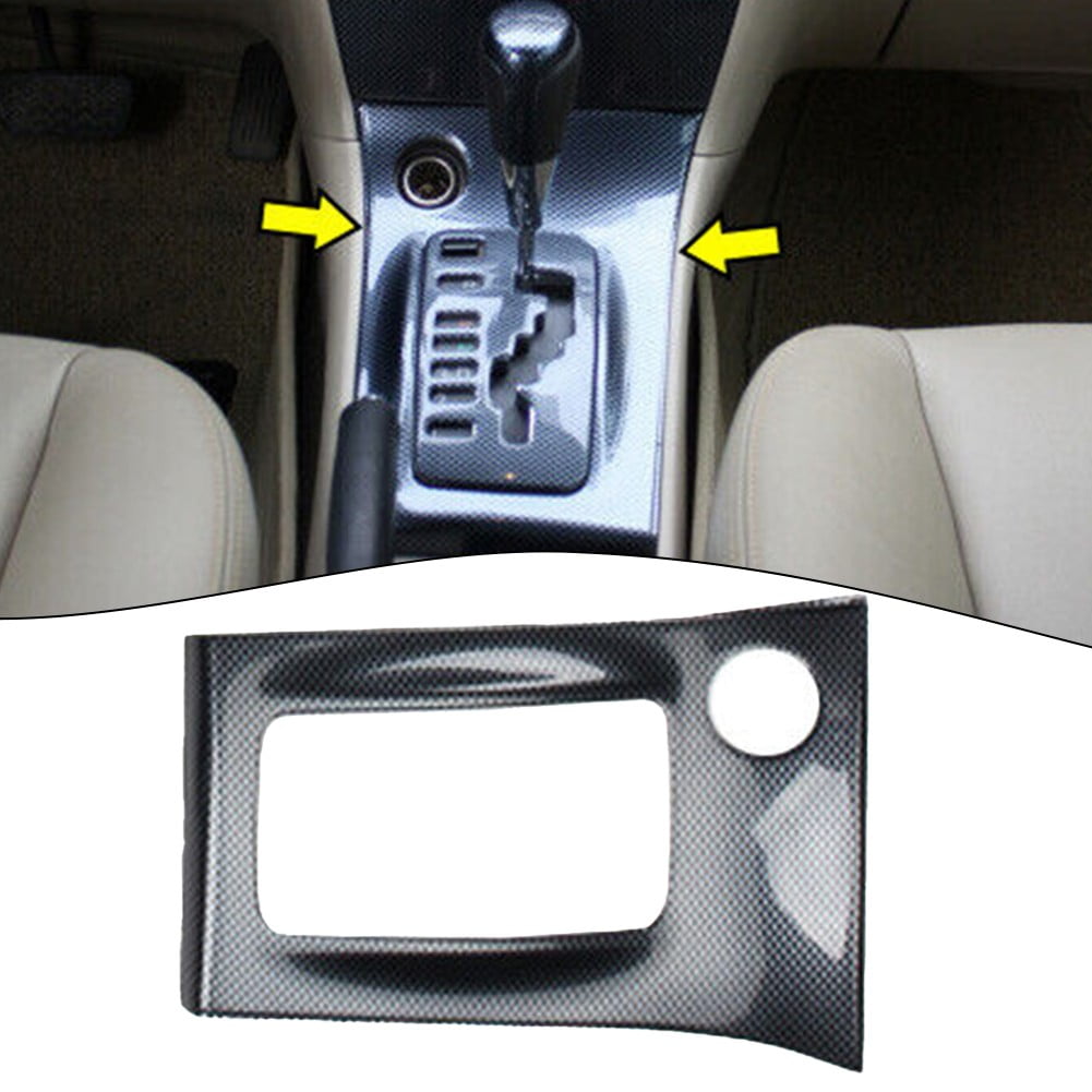 for Toyota for Corolla 2003-08 Carbon Fiber Center Console Gear Shift ...