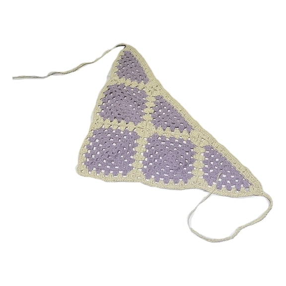 for Triangle Bandana Turban Crochet Hair Scarf Color Matching Hairband Knitted Headband for Women Trend Hair Accesso