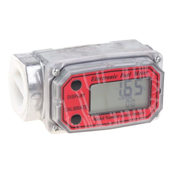 for Turbine Flow Meter LCD Display Electronic Digital Flowmeter Liquid Water Meter Fuel Meter Gas Fuel Oil Flowmeter