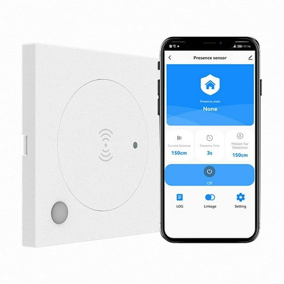 for Tuya WiFi 24G mmWave Smart Human Presence Sensor with Light Detector