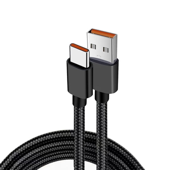 for USB-C Fast Charging Cable for Podcast Mics: Zealsound K66, FIFINE A6/K688, HyperX QuadCast, Yeti GX, Razer Seiren V3, BOYA Mini | 3.3FT Braided