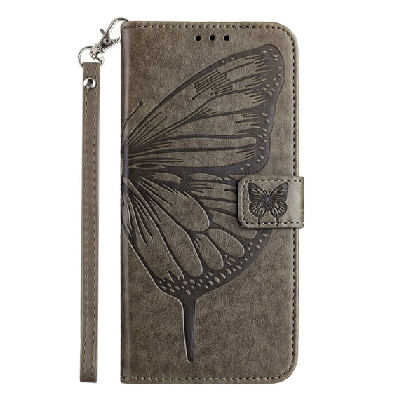 for Ulefone Note 16 Pro Phone Case Wallet protective case leather Cover with magnetic closed cGrayit card slot shockproof protection phone case