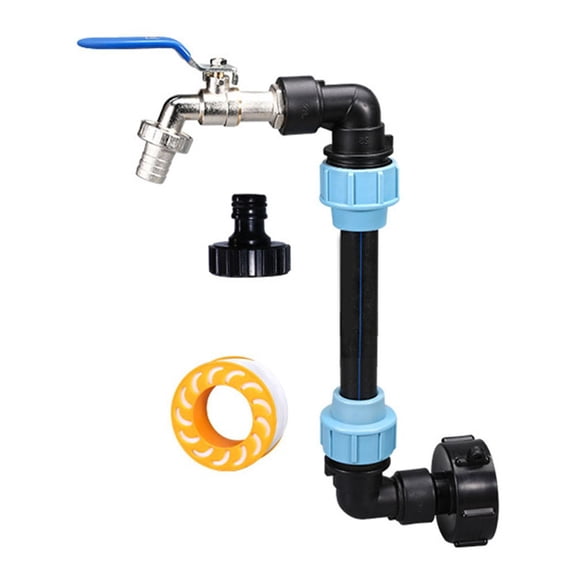 for Versatile Plastic Elbow IBC Adapter: Quick Connect for Barrels!