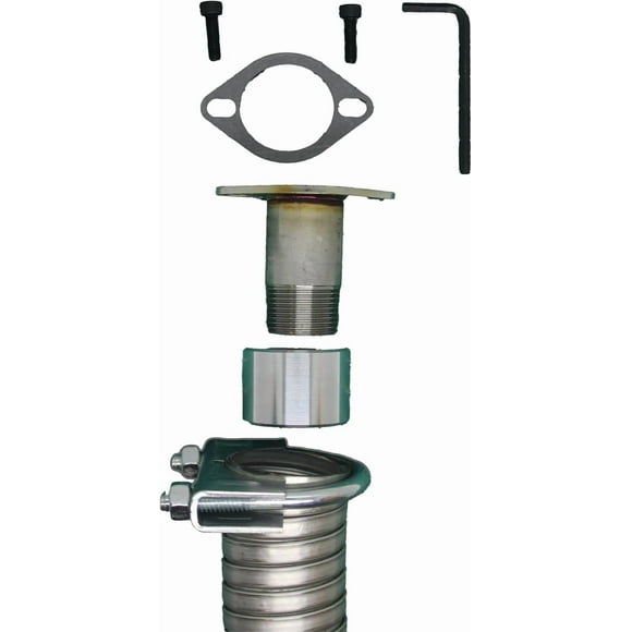for WGen11500TFc Generator 1.5 Galvanized Steel tubing Exhaust Extension 5 Feet Long