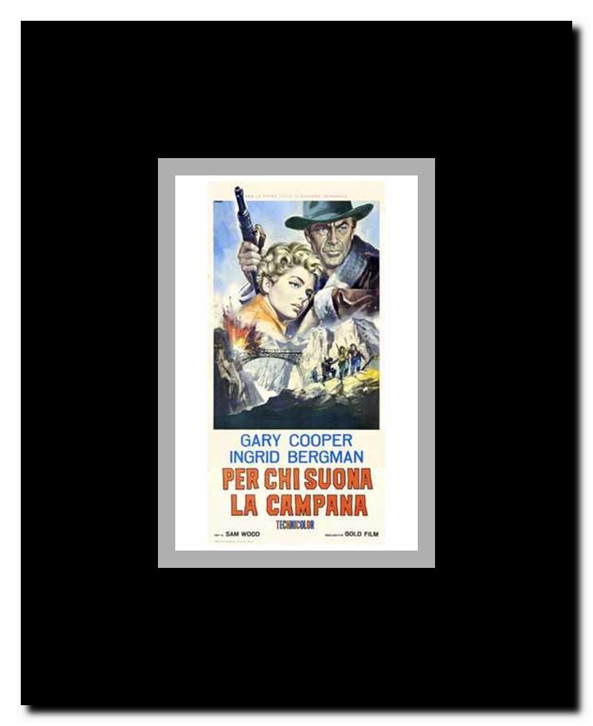 for Whom the Bell Tolls Framed Movie Poster