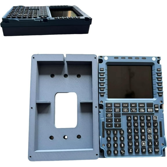 for Winwing MCDU/PFP Deluxe Desktop Stand - Quick-Swap Flight Simulator Mount with Non-Slip Base & USB Access PLA for Winwing Control Panels