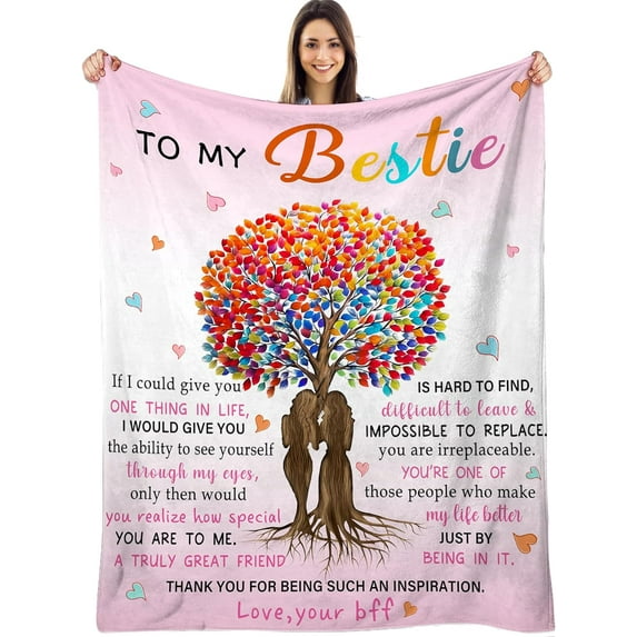 for Women, Best Friend Birthday Gifts,Friendship Gifts for Women, for Women,Bestie Gifts for Women Blanket 50"x60"