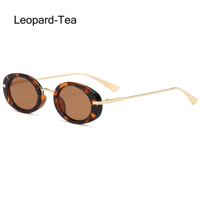 for Women & Men Retro Vintage Y2K Small Oval Sunglasses Hip  display picture 3