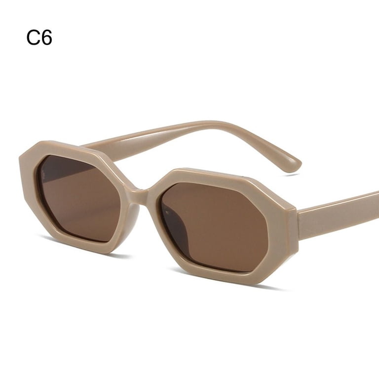 for Women & Men UV 400 Geometric Frame Small Rectangle  display picture 1