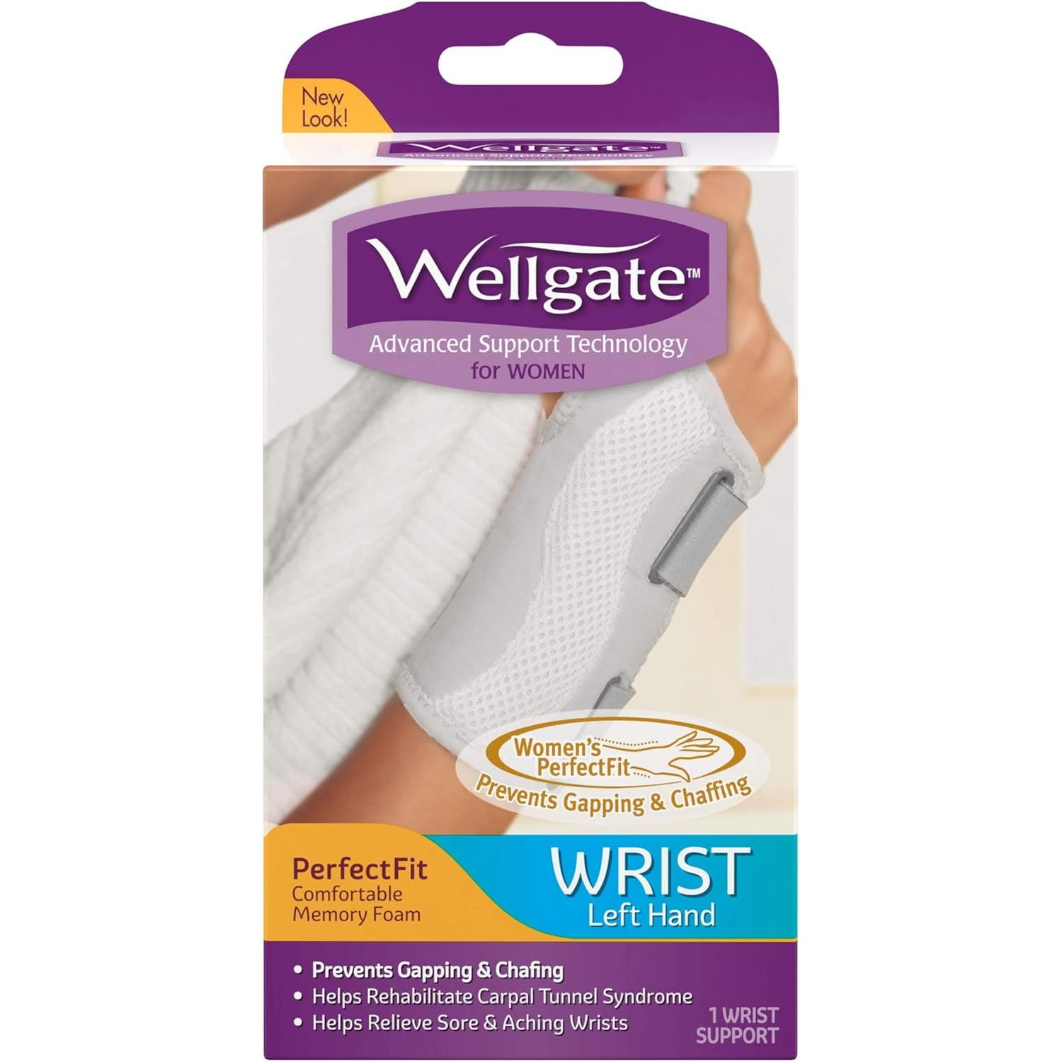 for Women, PerfectFit Wrist Brace for Wrist Support - Left