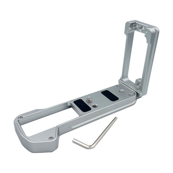 for X-T5 Camera Quick Release QR L Plate, Anti Slip Metal Holder Hand Grip, Aluminum Aloy