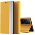 thumbnail image 1 of for Xiaomi 11T Bracket Pagnetic Leather Cover, Case for Xiaomi 11T Pro,TPU Shockproof Protection Flip Phone Case for Xiaomi 11T/Pro CX Yellow, 1 of 8