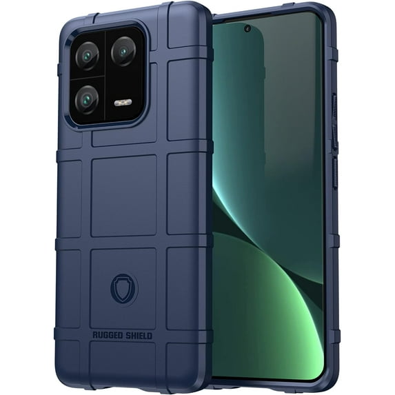 for Xiaomi 13 Pro Case, Heavy Duty Shockproof Slim Protection Phone Case Support Wireless Charging Cover for Xiaomi 13 Pro HD Blue