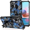 thumbnail image 1 of for Xiaomi Poco M4 Pro 5G Camouflage Case, Military Grade Built-in Magnetic Kickstand Camo Cover for Xiaomi Poco M4 Pro 5G MC Dark Blue, 1 of 7