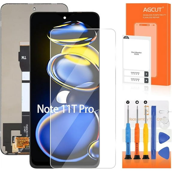 for Xiaomi Redmi Note 11T Pro Screen Replacement for Xiaomi Redmi Note 11T Pro LCD Display 22041216C LCD Digitizer Touch Screen Assembly Repair Parts